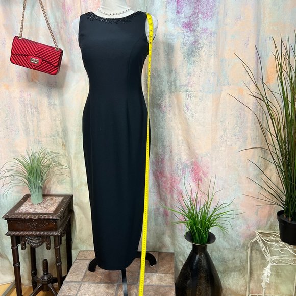 πCarole Little Elegant Semi Formal Beaded Mother of the Bride- Cocktail Dress - Picture 6 of 16